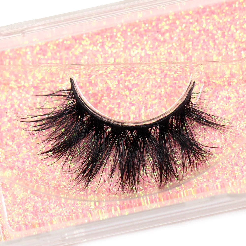LEHUAMAO Makeup Mink Eyelashes 100% Cruelty free Handmade 3D Mink Lashes Full Strip Lashes Soft False Eyelashes Makeup Lashes