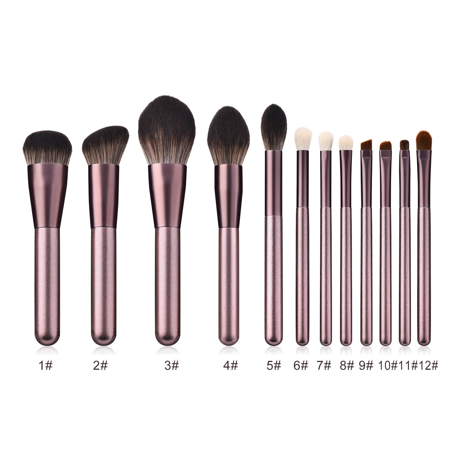 LUXE™ Makeup Brushes Set (12 Pieces)