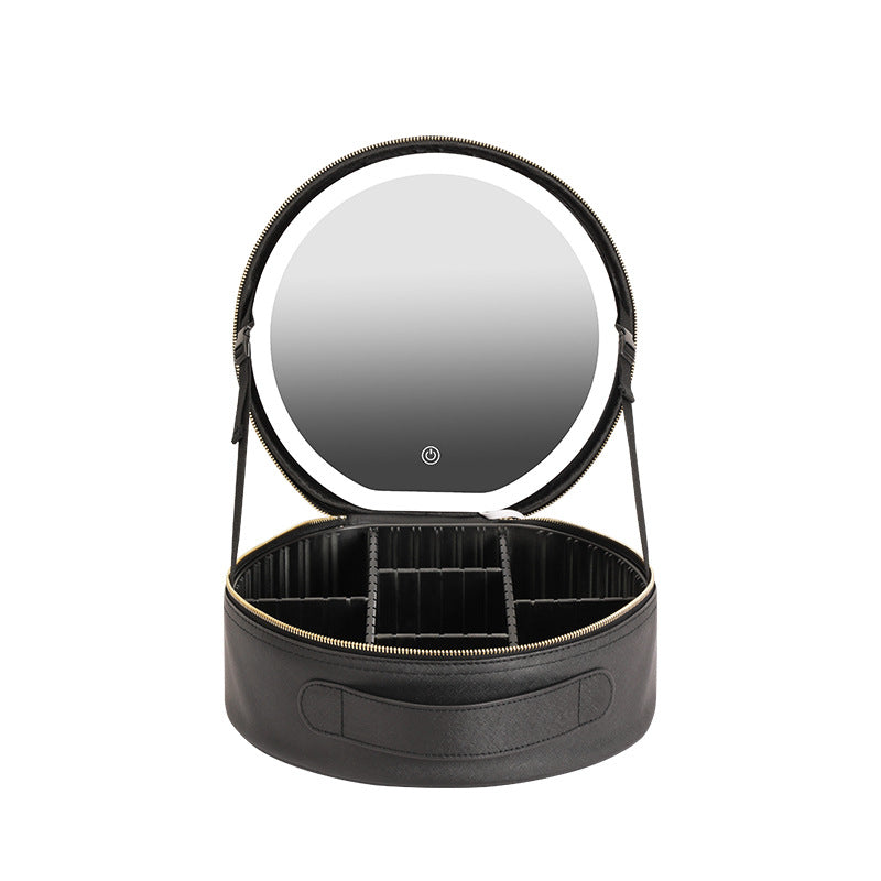 LUXE™ Round Nice LED Makeup Bag